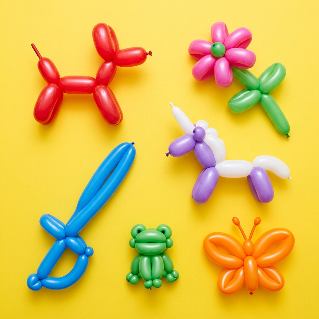 Colorful custom balloon creations